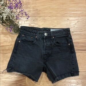 Rag & Bone Maya Women's Black Denim Shorts